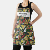 Pizza Slices, Chef Baker Restaurant Custom Text Schort (Insitu)