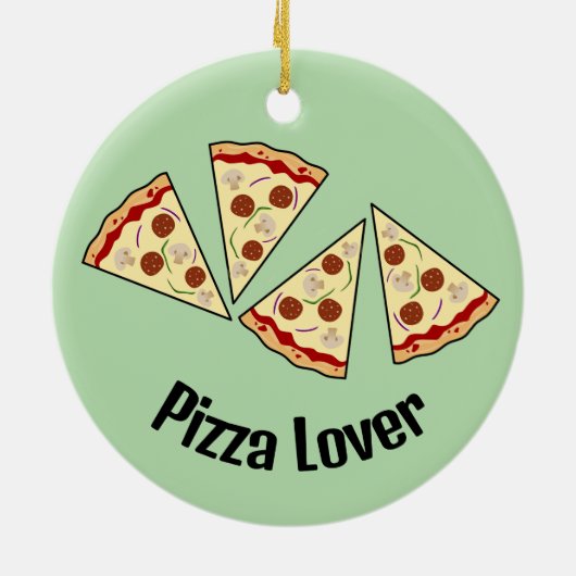 Pizza Slices Design Ornament (Achterkant)