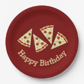 Pizza Slices Design Paper Party Bord (Voorkant)