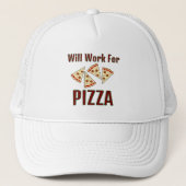 Pizza Slices Design Trucker Pet (Voorkant)