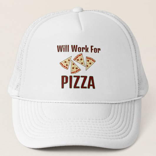 Pizza Slices Design Trucker Pet (Voorkant)
