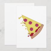 Pizza Slices Feestdagenkaart (Voorkant / Achterkant)