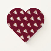 Pizza Slices Hart Notitieboek (Tomaat Rood) (Achterkant)