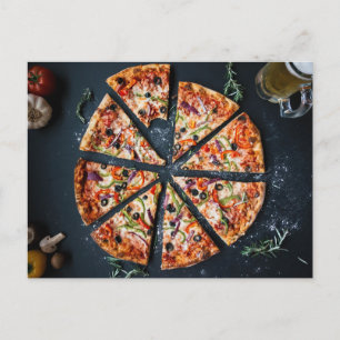 Pizza Slices Italiaans Briefkaart