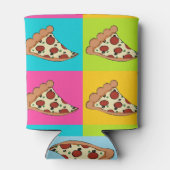Pizza slices koelbox blikjeskoeler (Achterkant)