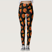 Pizza Slices Leuke Cartoon Leggings (Voorkant)