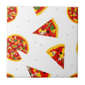 Pizza Slices Moderne Pizzeria Tegeltje (Voorkant)