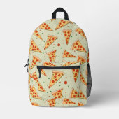 Pizza Slices Pattern Bedrukte Rugzak (Voorkant)