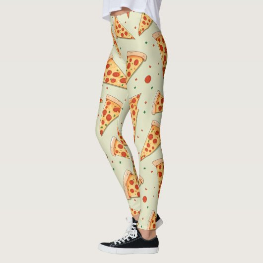 Pizza Slices Pattern Leggings (Links)