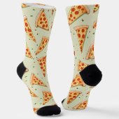 Pizza Slices Pattern Sokken (Gebogen)