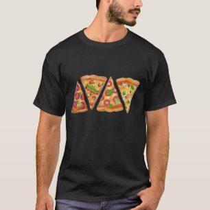 Pizza Slices Pattern T-shirt