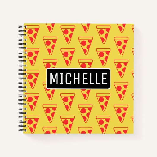 Pizza Slices Personalized Notitieboek (Voorkant)
