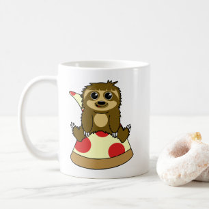 Pizza Sloth Koffiemok