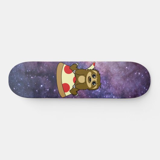 Pizza Sloth Persoonlijk Skateboard (Horizontaal)