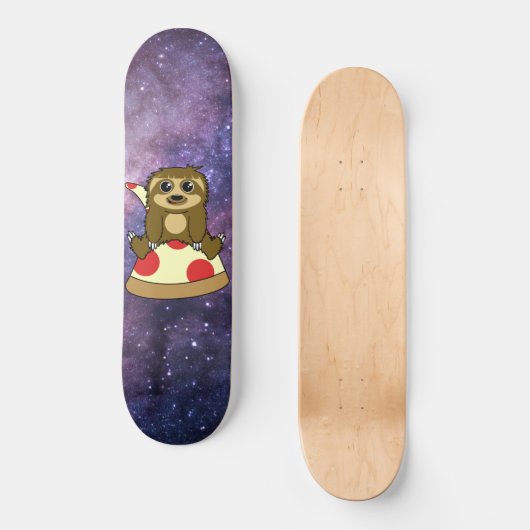 Pizza Sloth Persoonlijk Skateboard (Voorkant)