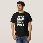 Pizza Sloth Pizza Lovers Funny Gezegde T-shirt (Voorkant volledig)