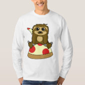 Pizza Sloth T-shirt (Voorkant)