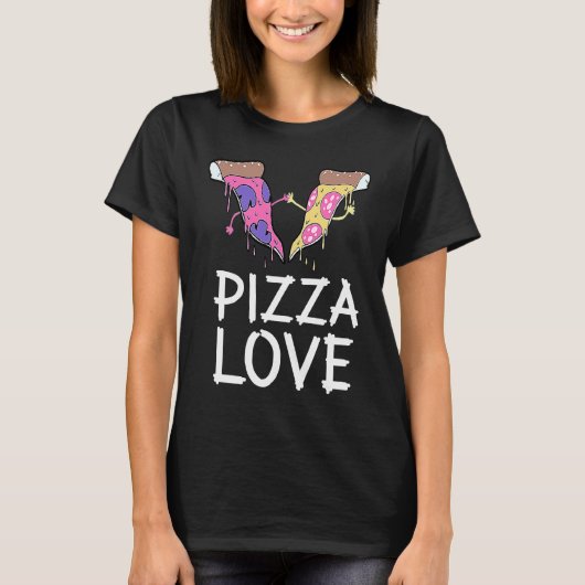 Pizza Snede Pizza T-shirt (Voorkant)