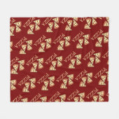 Pizza Sneden Ontwerp  Fleece Deken (Voorkant (Horizontaal))