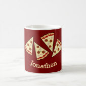 Pizza Sneden Ontwerp Koffiemok (Center)