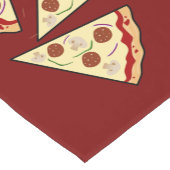 Pizza Sneden Ontwerp Korte Tafelloper (Hoek)