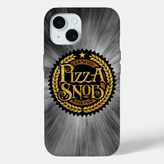 Pizza Snob - grappige pizza liefhebber Case-Mate iPhone Case (Achterkant)