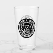 Pizza Snob - grappige pizza liefhebber Glas (Voorkant)