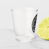Pizza Snob - grappige pizza liefhebber Shot Glas (Links)