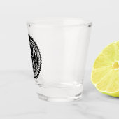 Pizza Snob - grappige pizza liefhebber Shot Glas (Rechts)