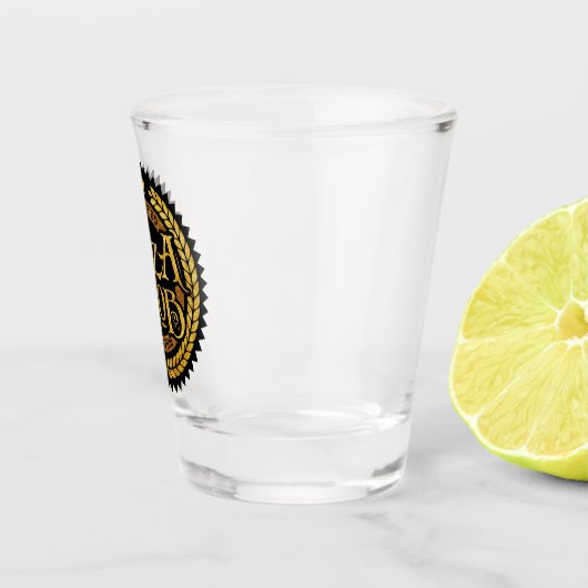 Pizza Snob - grappige pizza liefhebber Shot Glas (Rechts)