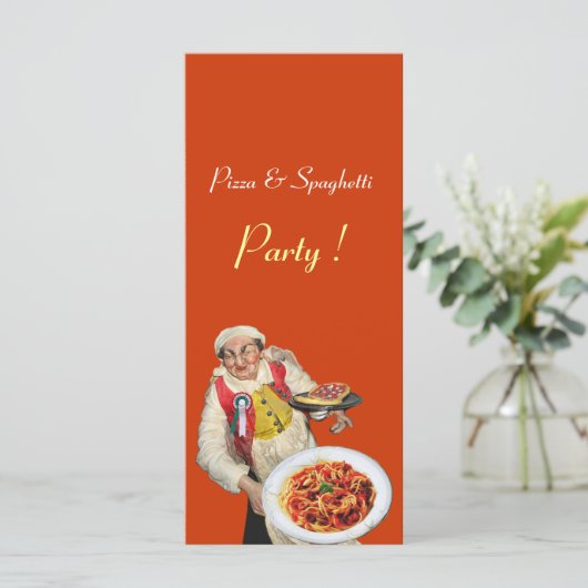 PIZZA & SPAGHETTI PARTIJ ITALIAANSE KITCHEN, RESTA (Staand voorkant)