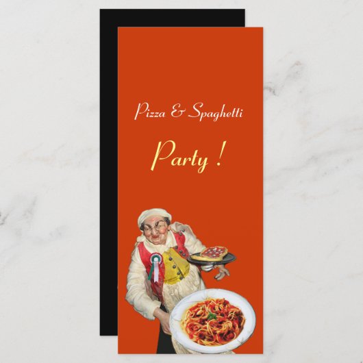 PIZZA & SPAGHETTI PARTIJ ITALIAANSE KITCHEN, RESTA (Voorkant / Achterkant)