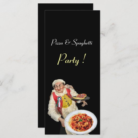 PIZZA & SPAGHETTI PARTIJ ITALIAANSE KITCHEN, RESTA (Voorkant / Achterkant)