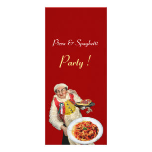 PIZZA & SPAGHETTI PARTIJ ITALIAANSE KITCHEN, RESTA RECLAMEKAART