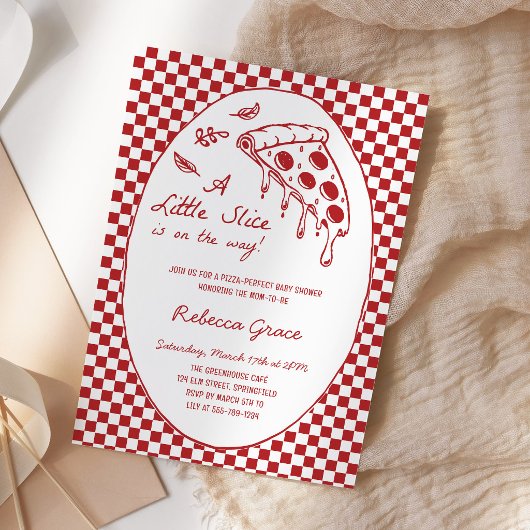 Pizza Speciale Bezorging Baby Borrel Kaart