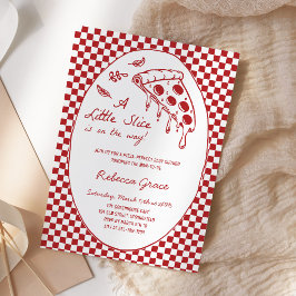 Pizza Speciale Bezorging Baby Shower Kaart