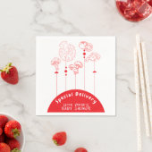 Pizza speciale levering Baby shower Servet (Insitu)