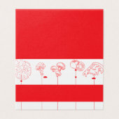 Pizza Speciale Levering Blanco Plaats Kaart (Buitenkant ongevouwen)