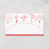 Pizza speciale levering blanco plaatskaartje (Voorkant)