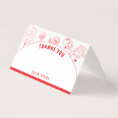 Pizza speciale levering Dank u blanco Kaart (Voorkant)