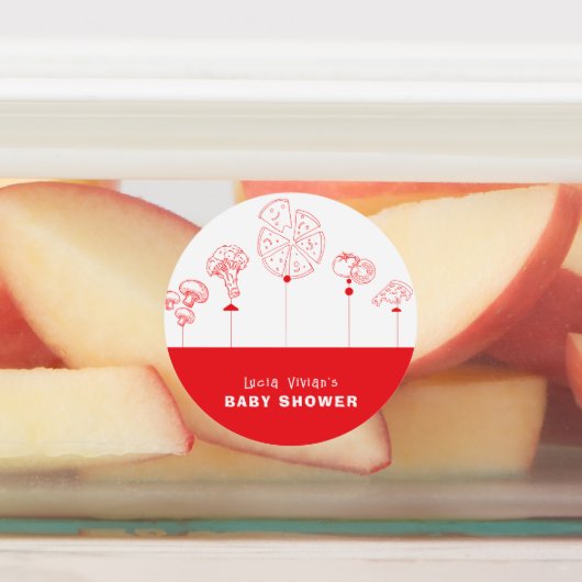 Pizza speciale levering labels (Aangebracht)