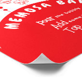 Pizza Speciale Levering Memosa Bar Teken Poster (Hoek)