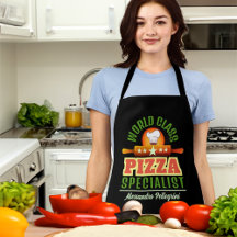 PIZZA SPECIALIST met naam in ZWART