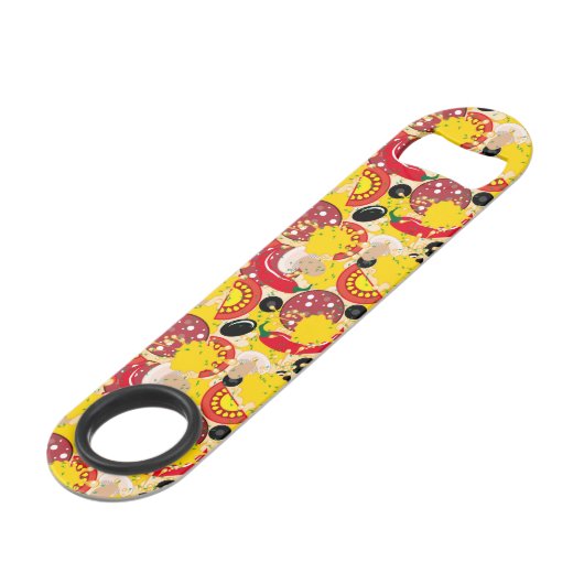 Pizza Speed Flessenopener (Achterkant Gekanteld)