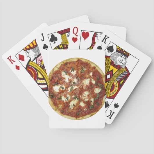 Pizza. Speelkaarten (Achterkant)