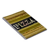Pizza Spiral Notitieboek (Rechterzijde)