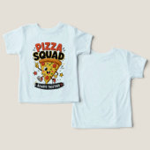 Pizza Squad | Schattige Kawaii Pizza Vrienden Grap (Ontwerp Voorkant & Achterkant)