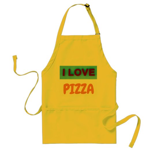 Pizza Standaard Schort (Voorkant)