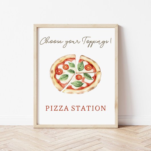 Pizza Station Aangepast Tafelbord