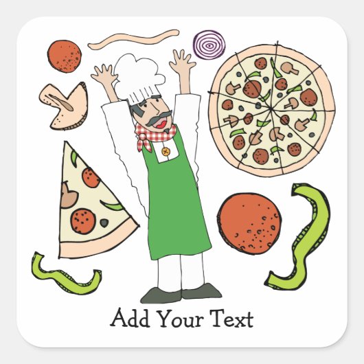Pizza Sticker (Voorkant)